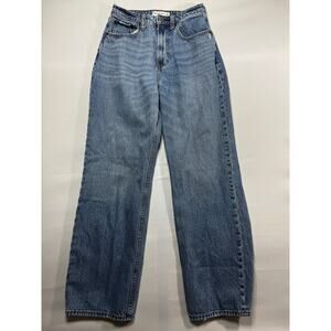 Abercrombie & Fitch Women's The Loose High Rise Denim Jeans - Size 0R (25x29)